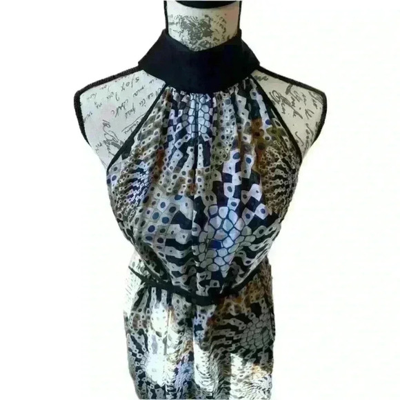 Catherine Malandrino High Neck Silk Dress 🖤 - Picture 4 of 9